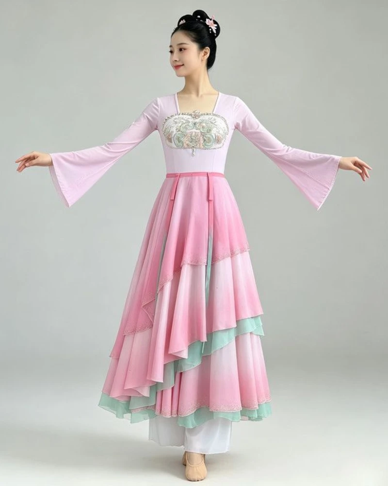 Rose & Mint Layered Dress — reviewed display photograph